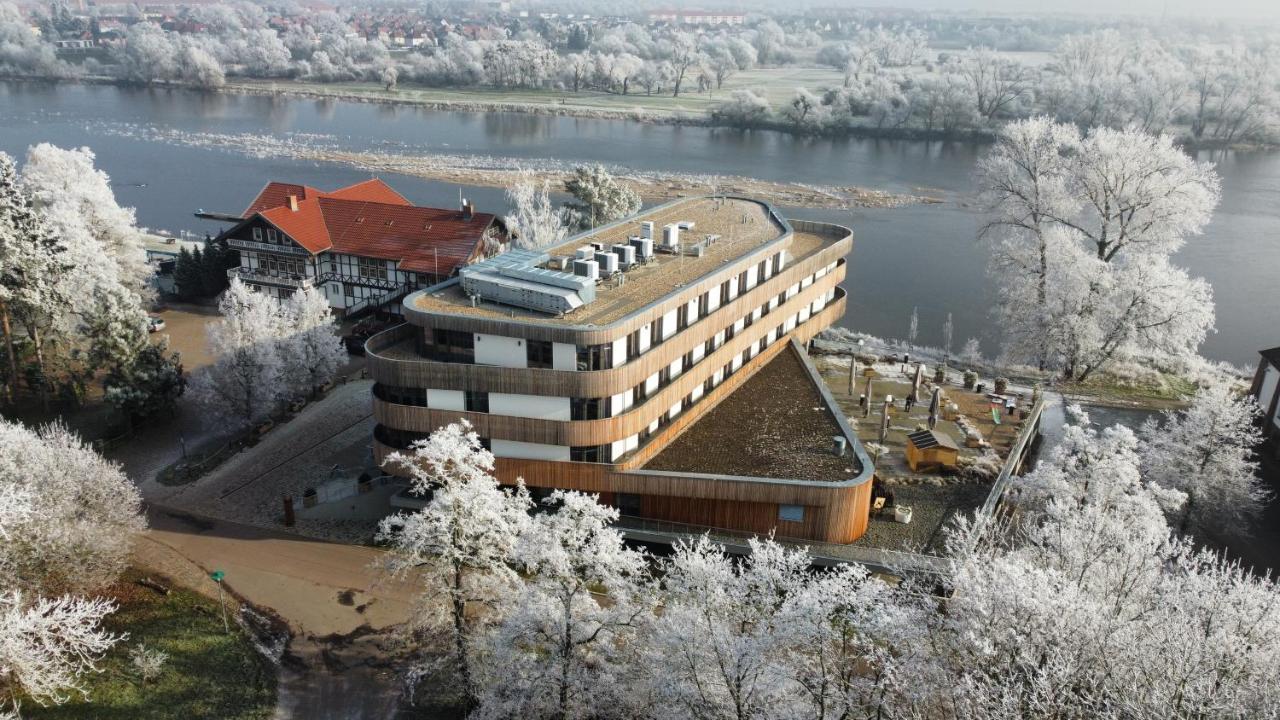 Das Elb Boardinghouse Hotel Restaurant Magdeburg Ngoại thất bức ảnh